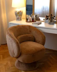 Forgófotel LIEKSA Zseníliaszövet Aranybarna_1159103