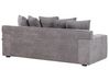 3 Seater Jumbo Cord Sofa Dark Grey VISKAN_811653