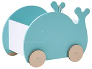 Scatola porta giochi con ruote WOOLI 30 cm Blu_1027857