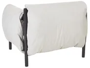 Set di divani da giardino 4 posti ESPERIA Metallo Grigio_868704