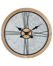 Orologio da parete ACACIO Argento/Marrone_1182563