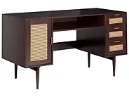 Íróasztal RAFFRA 140 cm 60 cm Sötétbarna_1191591