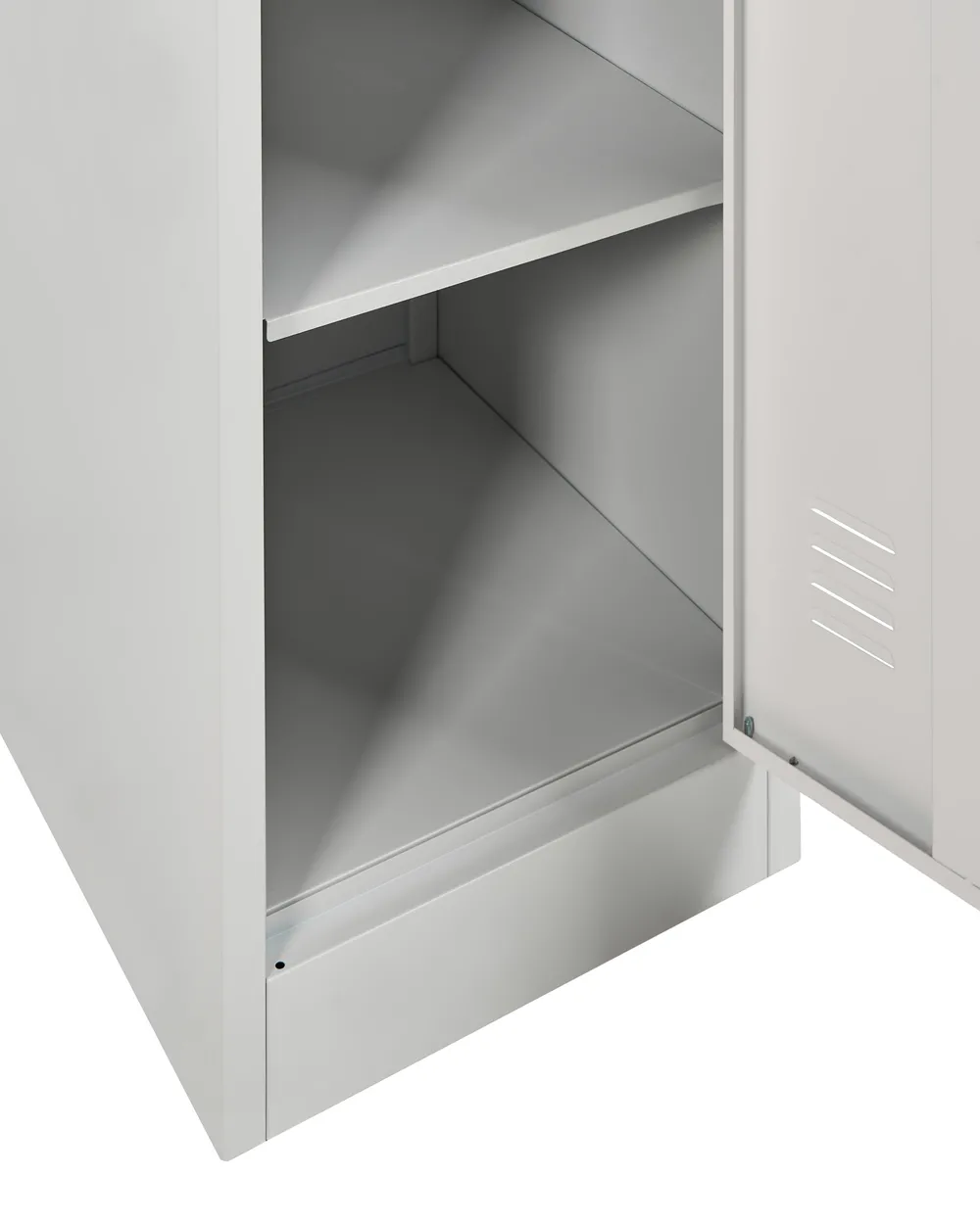 Double Door Storage Locker ATHLETE Metal Grey/ White_1011858