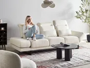 Sofa 3 Seater IKAST Fabric Off-White_971229