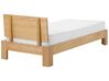 Dřevěná postel 90 x 200 cm světlé dřevo ROYAN_759930