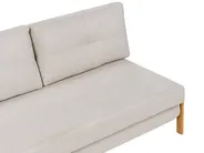 Set da salotto 3 posti EDLAND con Panca Tessuto Beige chiaro_1041062