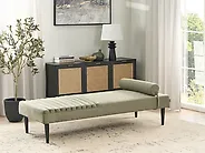 Chaiselongue MAURIAC Stoff Grün_1171953