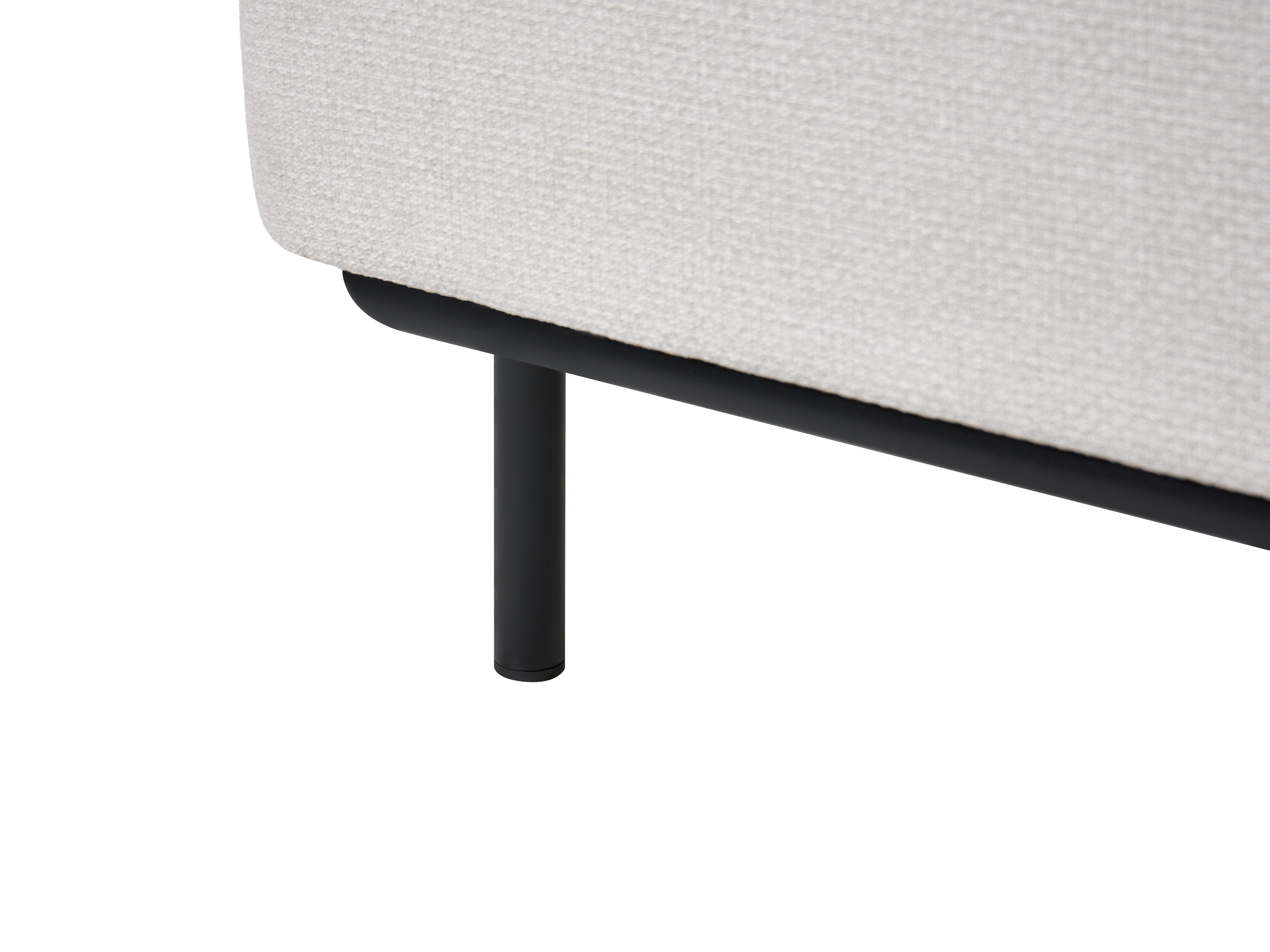 Bett mit Lattenrost Stoff CORIO 160 x 200 cm Hellbeige_1099106