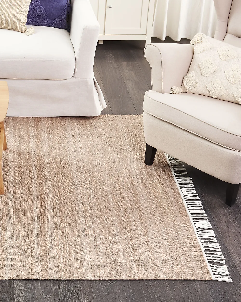 Tappeto MALHIA Beige 160 x 230 cm_1178617