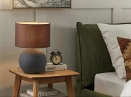 Lampa stołowa AREOSO Ceramika Szary_878720