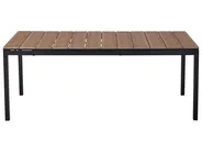 Stół ogrodowy rozkładany TOFANE 198/248 cm 90 cm Brązowy_928679