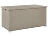 Coffre de jardin en rotin beige taupe 155 x 75 cm MODENA_776476