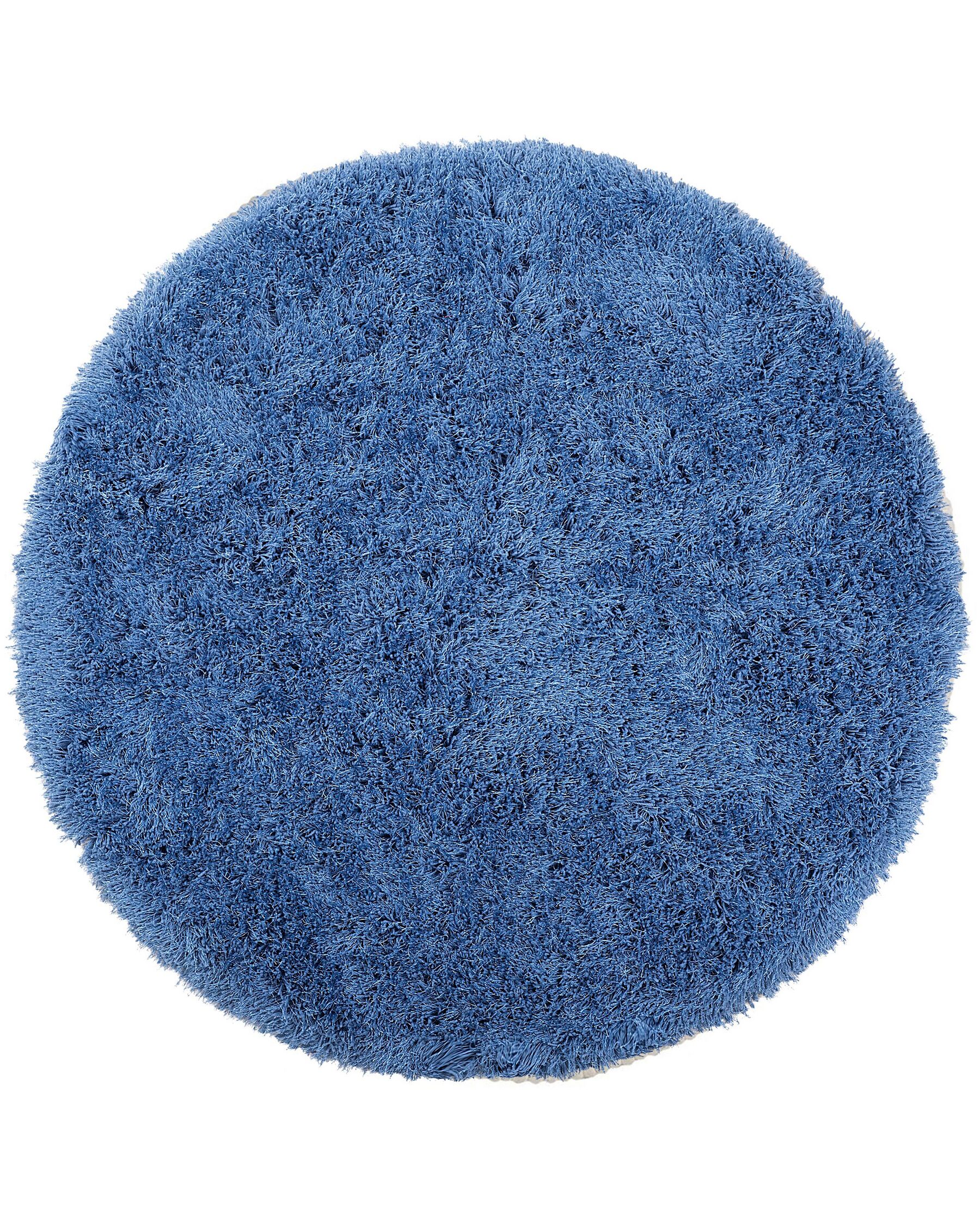 Teppich blau ⌀ 140 cm Shaggy CIDE_746890