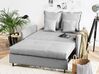 Sofá-cama de 2 lugares em tecido cinzento claro HOVIN_746323