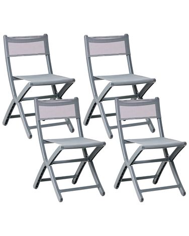 plastic grey garden chairs