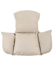 Poltrona sospesa con supporto da pavimento PALLARE Metallo Naturale_1146502