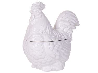 Contenitore per alimenti a forma di gallo bianco LANTIC