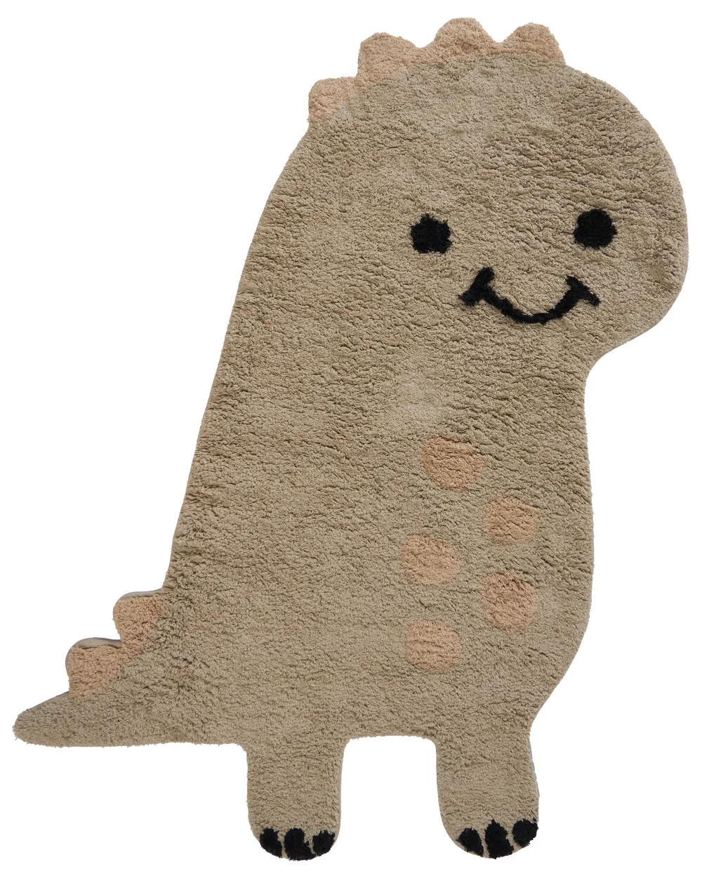 Kids Rug REXY Light Brown 80 x 120 cm Cotton