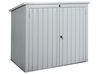 Steel Garden Storage Shed White MOENA_937622