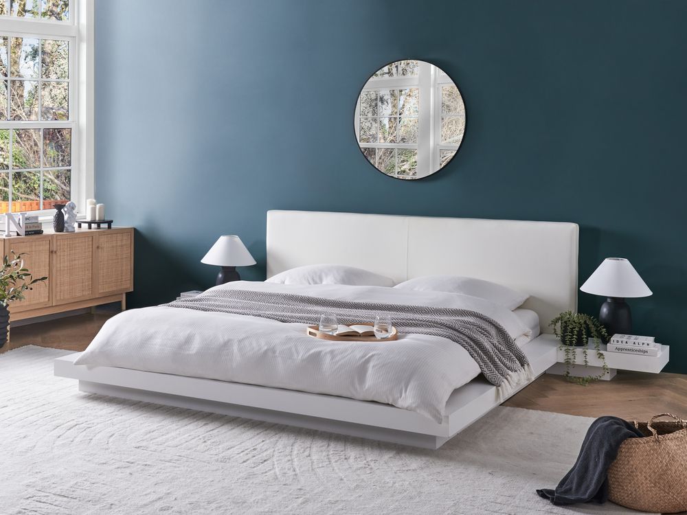 Bed ZEN 180 x 200 cm (EU Super King) White