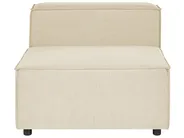 Modular Corner Sofa 3 Seater APRICA Faux Linen Beige Right Hand_856835