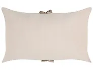 Set of 2 Decorative Cushions BELLE 30 x 50 cm Velvet Light Beige Solid_1168722