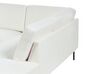 Right Hand 4 Seater Fabric Corner Sofa White BREDA_885957