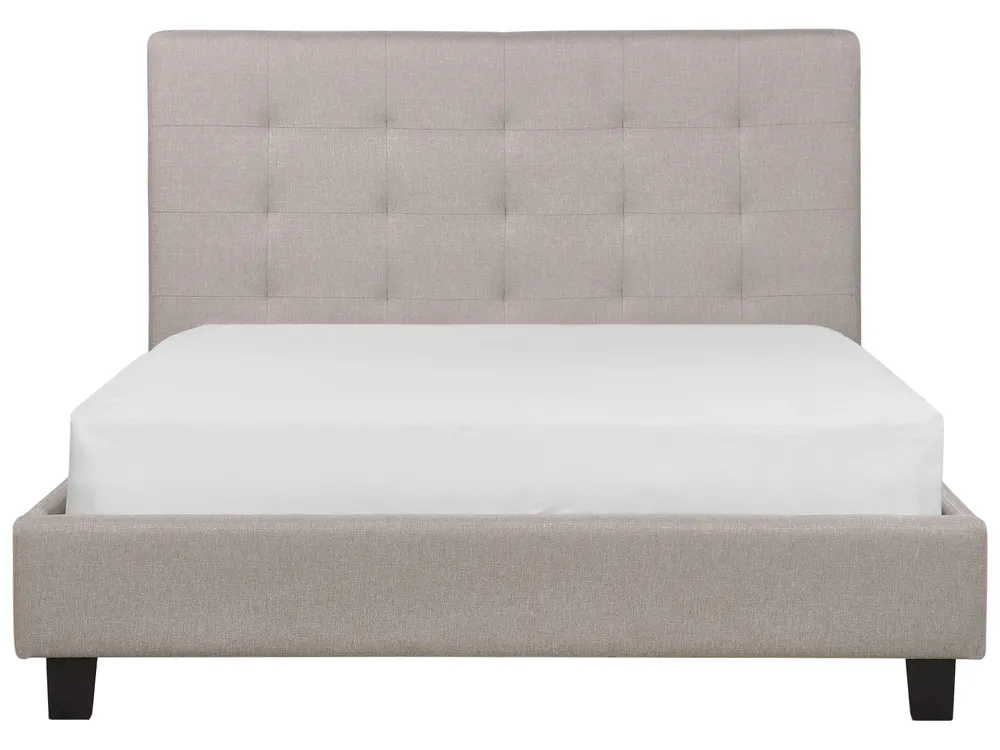 Bed Fabric LA ROCHELLE 140 x 200 cm (EU Double) Light Grey_917173