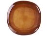 Set of 16 Stoneware Dinnerware Golden Brown TURMERIC_863171