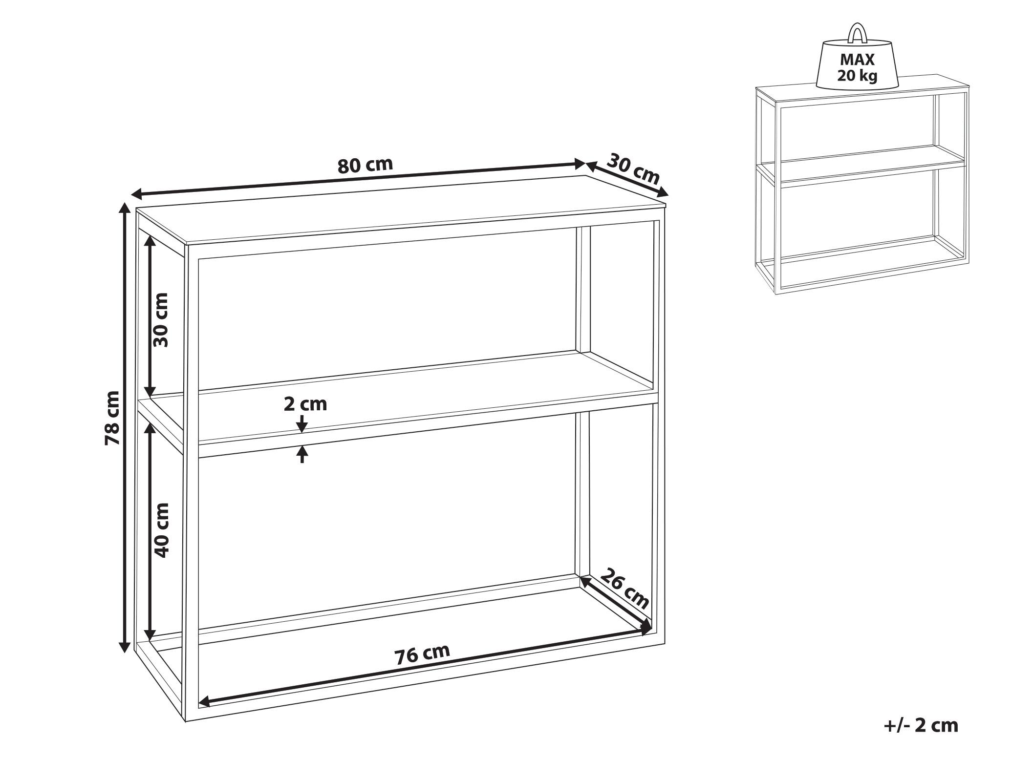 Glass Top Console Table Marble Effect White with Gold AZUSA _824952
