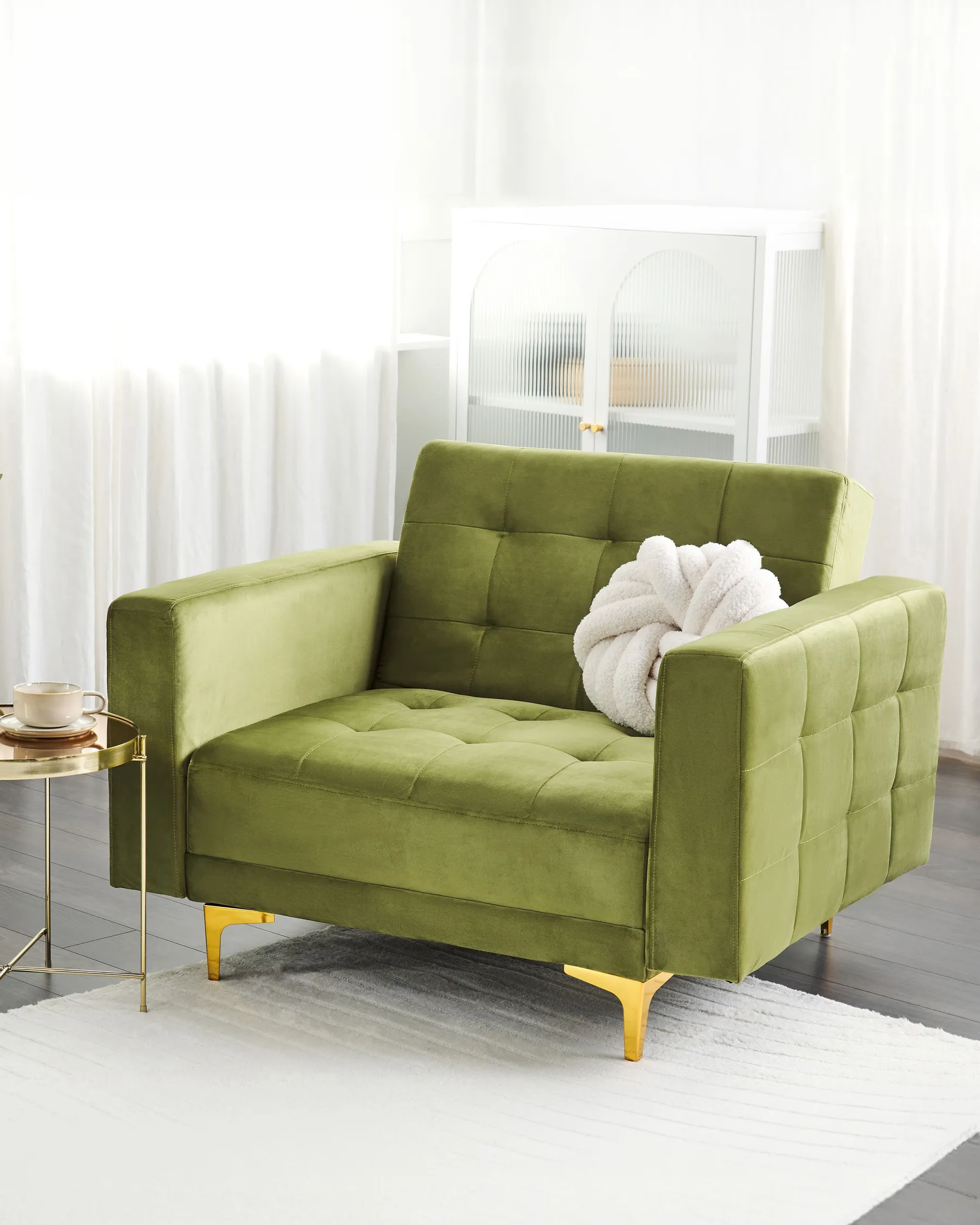 Armchair ABERDEEN Velvet Green_882227