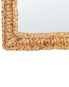 Water Hyacinth Wall Mirror 52 x 52 cm Natural LANGLI_894209