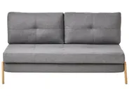 Sofa Bed 2 Seater EDLAND Fabric Dark Grey_731658