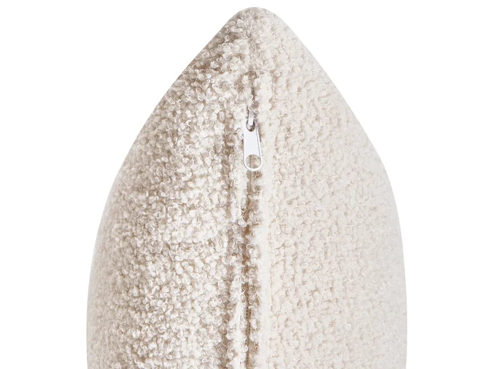 Modular U-Shape Sofa 8 Seater MESNALI Boucle Off-White_1046729