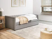 Trundle Bed Fabric LIBOURNE 90 x 200 cm (EU Single) Light Grey_759991