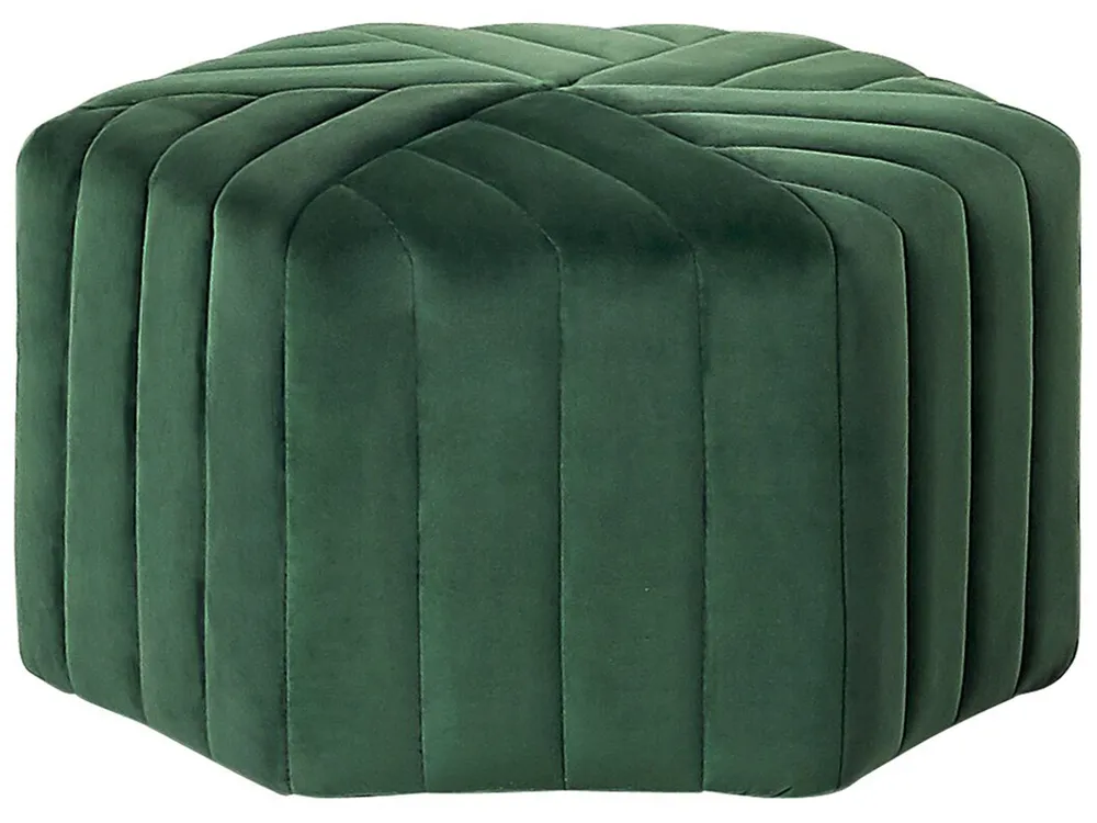 Pouffe MURIETTA Velvet Dark Green