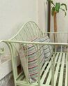 Metal Garden Bench 130 cm Light Green MILAZZO_915817