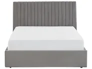 Ottoman Bed VION Velvet Grey 140 x 200 cm (EU Double)_826742