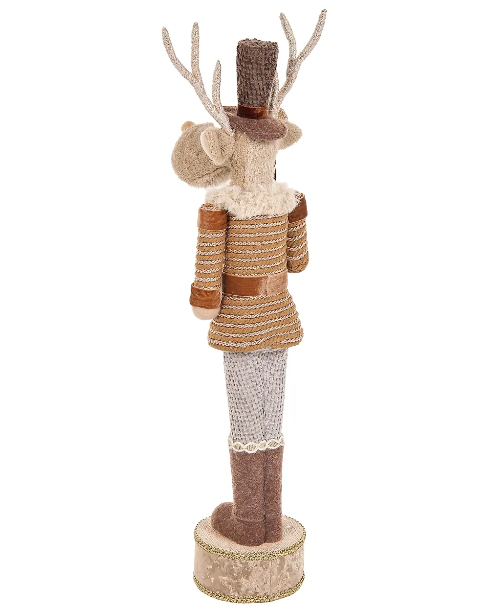 Set of 2 Figurines HAMARI 66/68 cm Bear Reindeer Beige_1156744