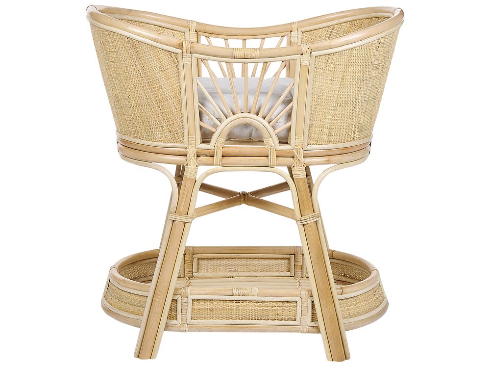 Rattan Bassinet Light LAGRASSE Beliani