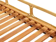 Lit avec sommier Rotin FLORENTINE 160 x 200 cm Marron clair_868931