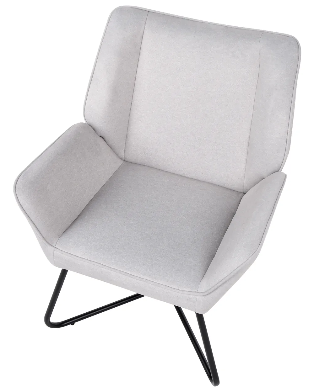Armchair GRESSELA Velvet Light Grey_1086559