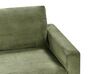 2-Sitzer Sofa Cord grün / hellbraun SIGGARD_920903