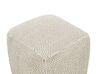 Cotton Pouffe 45 x 45 x 45 Beige JOARA_880095