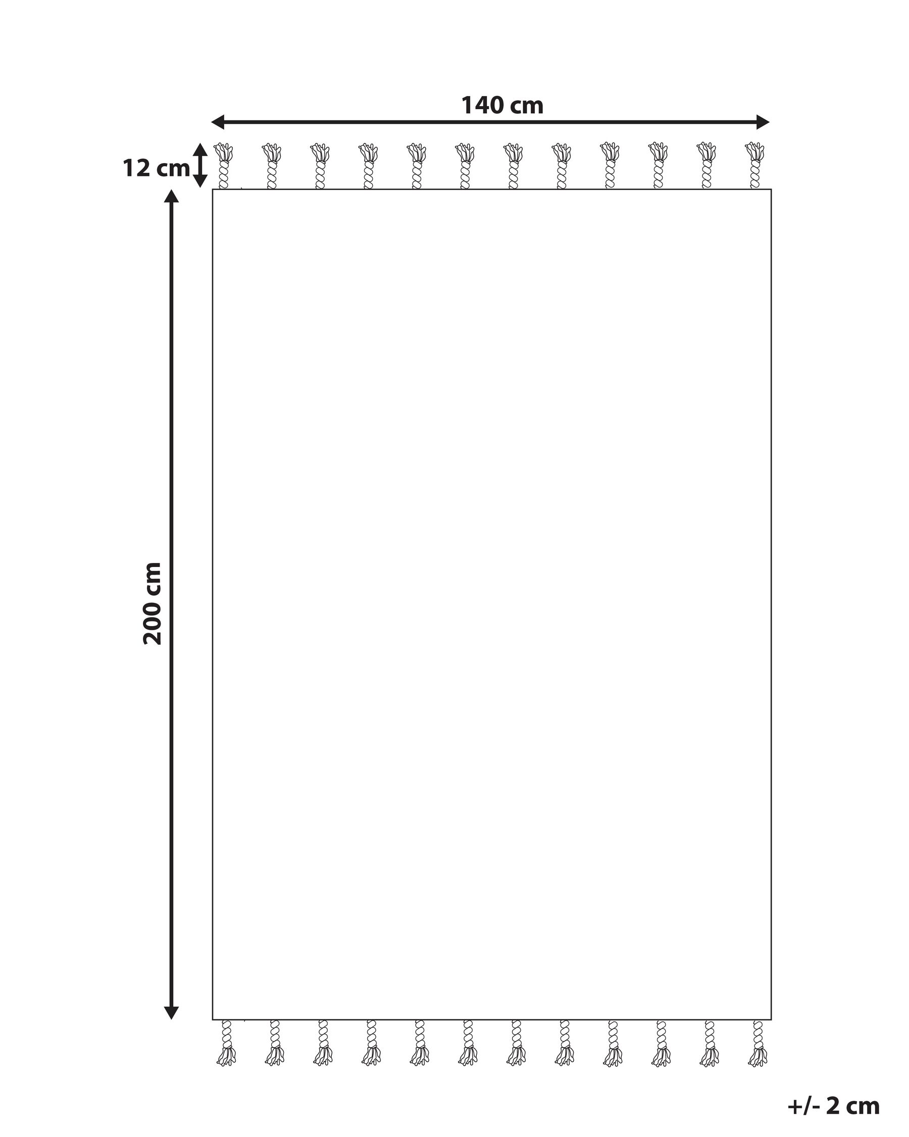 Area Rug 140 x 200 cm Off White BADEMLI_846522 Area Rug 140 x 200 cm Off White BADEMLI_846522