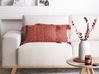 Set van 2 sierkussens VALVARIA 30 x 50 cm Katoen Rood chevron patroon