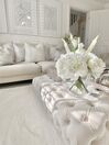 2 Seater Velvet Sofa Off-White EIKE_827627