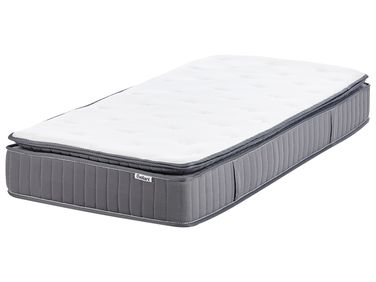 Gel Pocket Spring Mattress PLEASANT Medium 180 x 200 cm Super King Size Beliani
