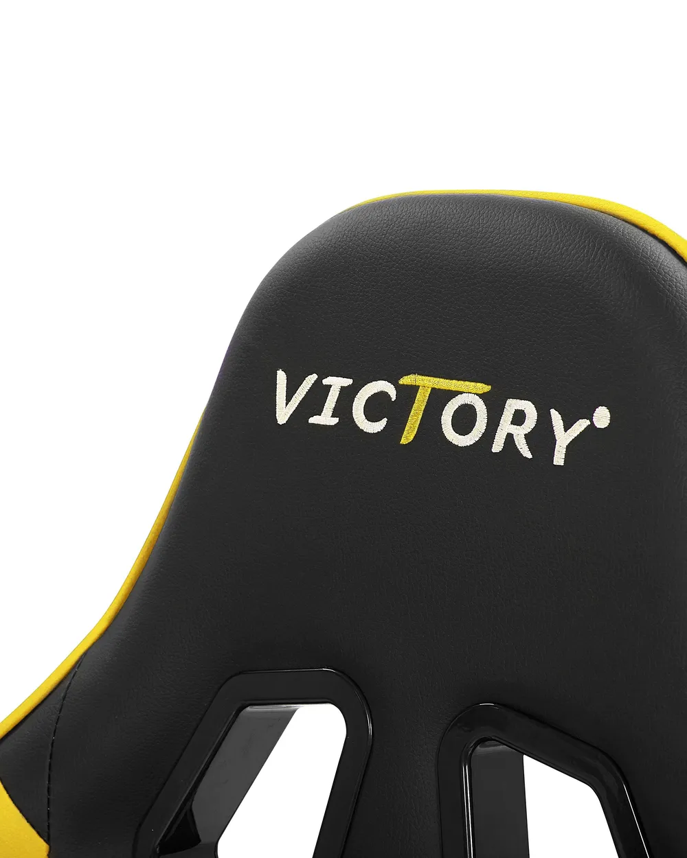 Sedia da gaming VICTORY Pelle sintetica Giallo_768106