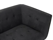 Sofa dla 2 osób HABO Czarny_1085454
